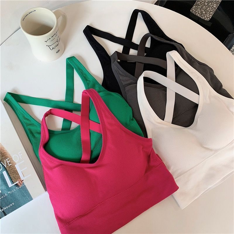 Sexy Sports Bra Yoga Bra Fitne - Bralette Triangle Set review and price
