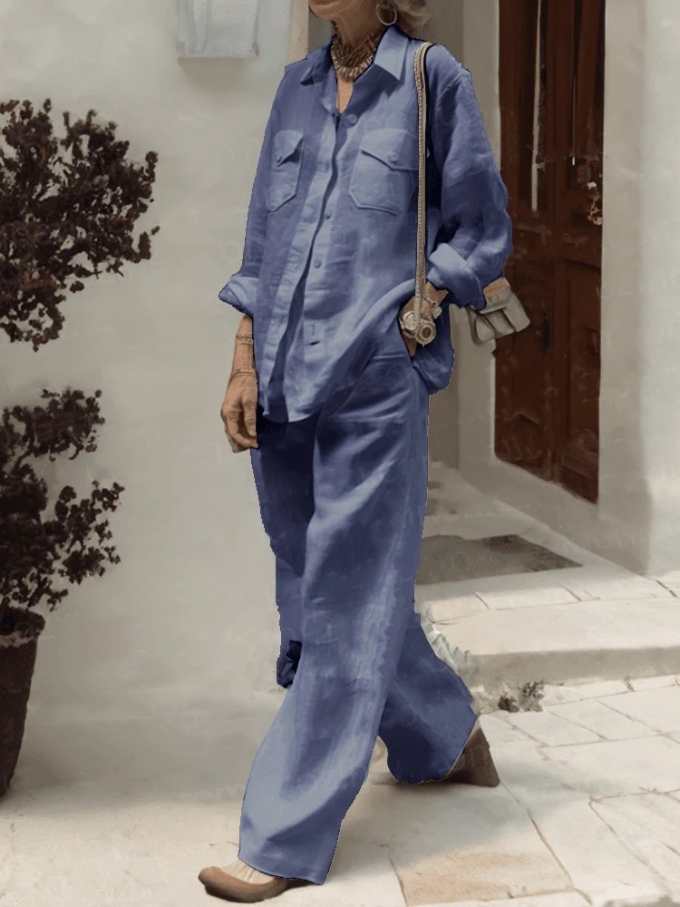 Fashion Solid Cotton Linen Shi - Linen Pant Wide review and price