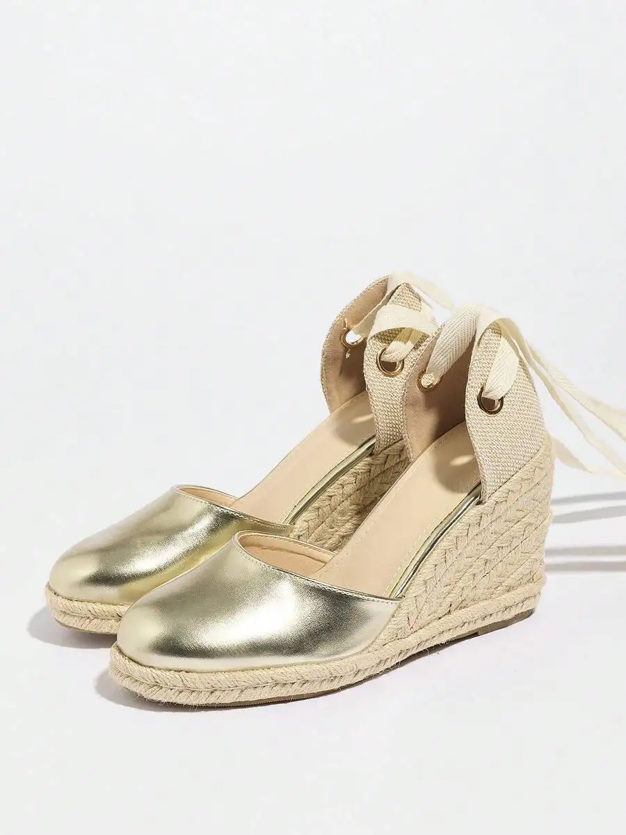 Womens Metallic Espadrille Wed - Wedge Espadrille Women review and price