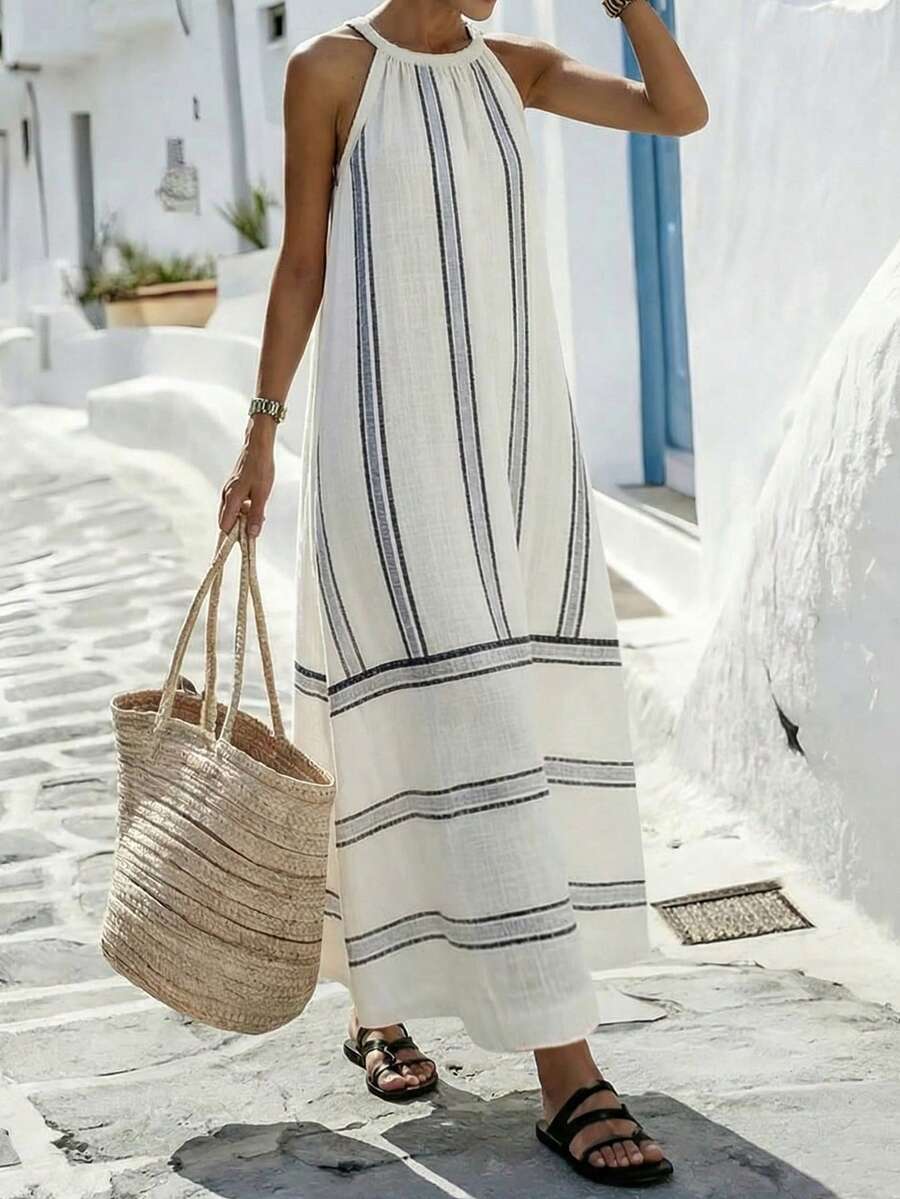 Women Sleeveless Halter Maxi D - Maxi Dress Halter review and price