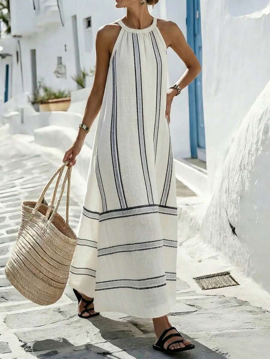 Women Sleeveless Halter Maxi D - Maxi Dress Halter review and price