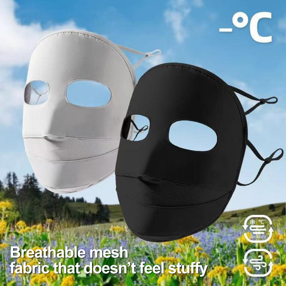 Lightweight Soft Ice Silk Face - Headband Summer Knit review and price