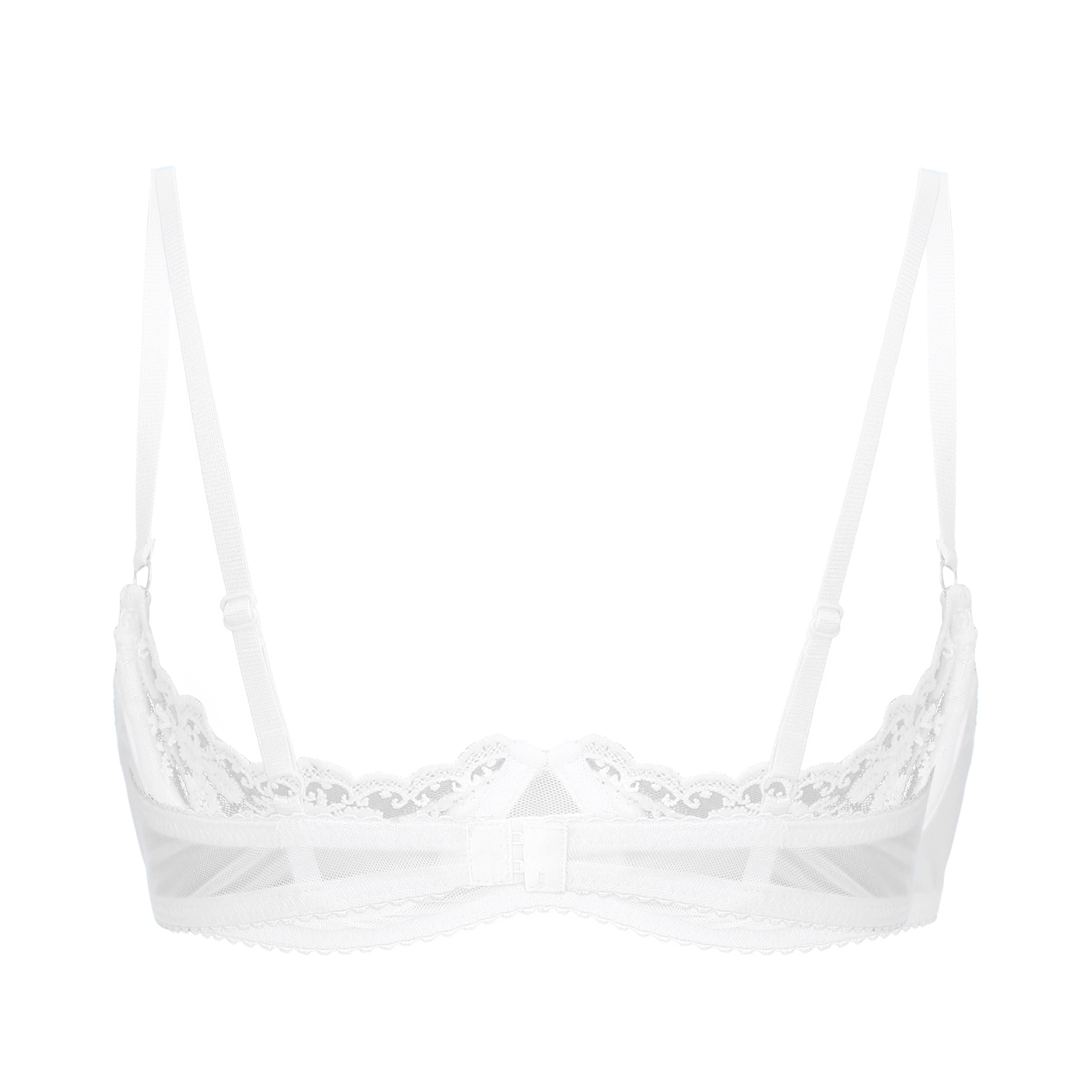 Women's Floral Lace Quarter Cu - Bralette Triangle Set review and price