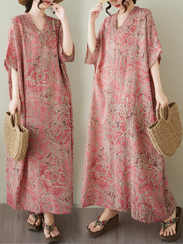 Knee-Length Wrap Long Dress Su - Linen Dress Wrap review and price