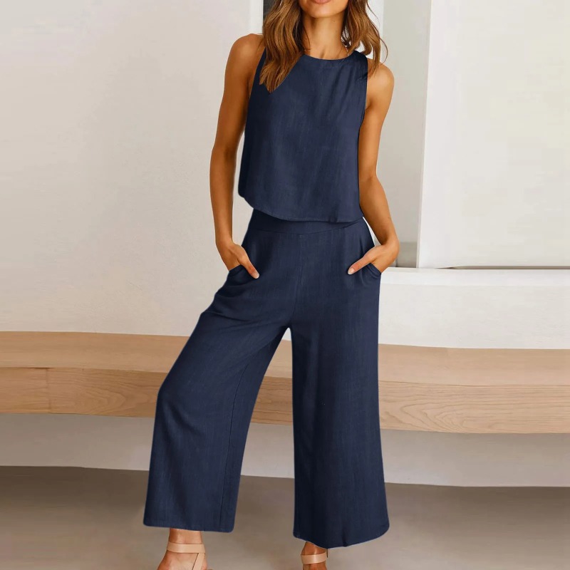 2025 New Summer Tops Cotton Li - Linen Pant Wide review and price