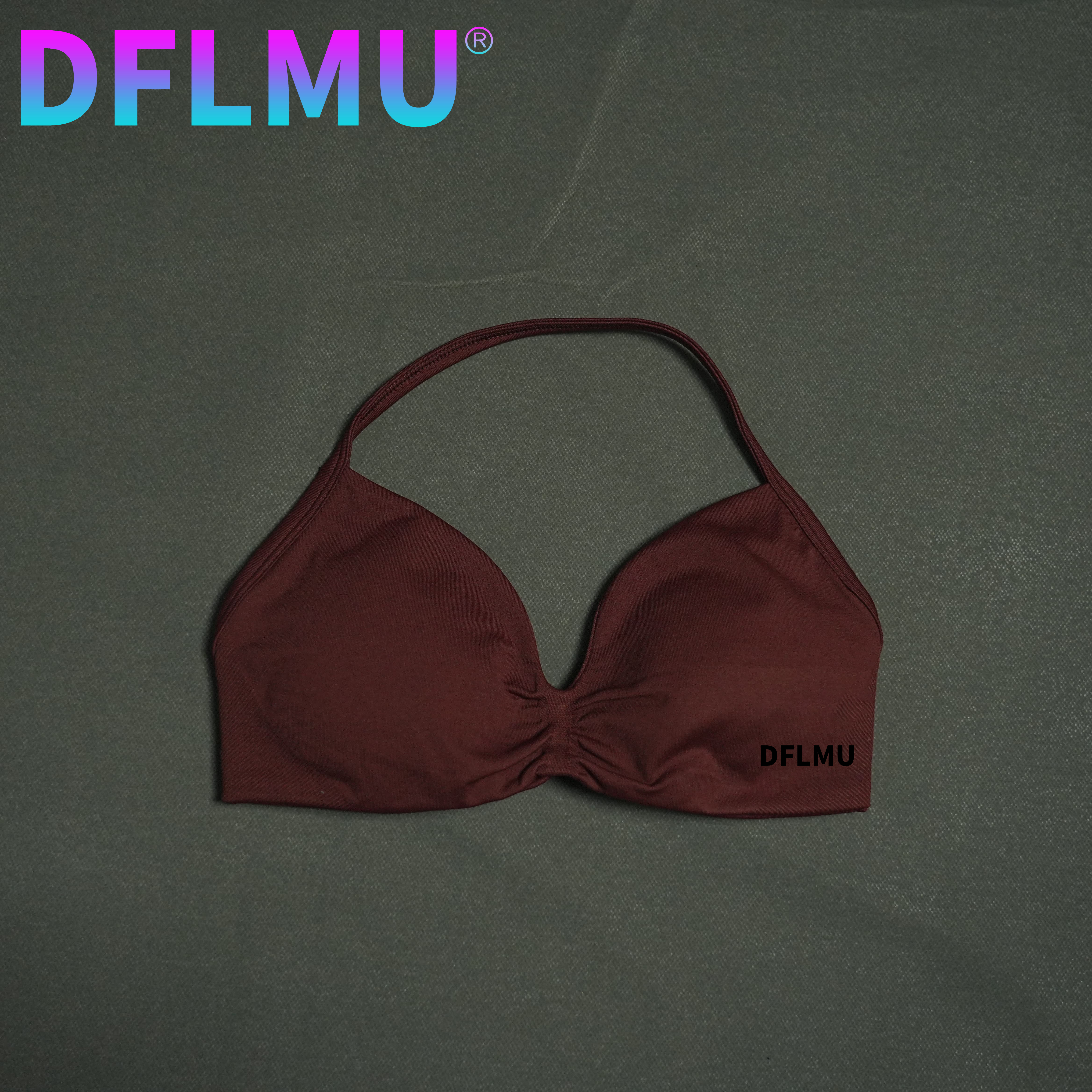 DFLMU Women Halter Sports Bra  - Crop Top Crochet review and price
