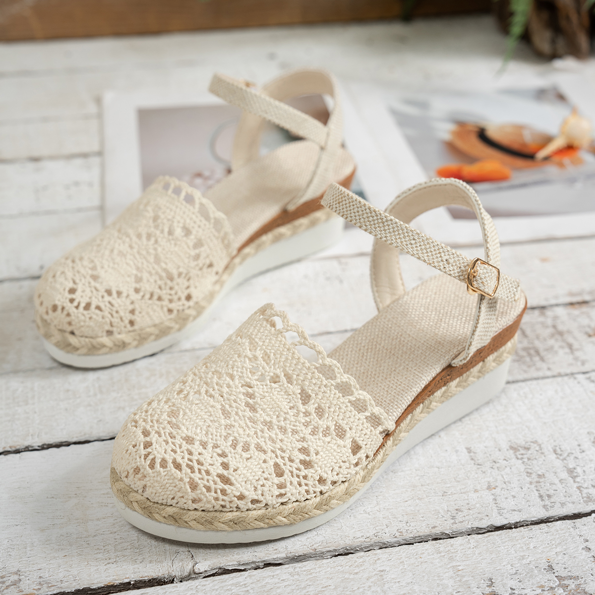 Women Sandals 2025 Summer New  - Wedge Espadrille Women review and price