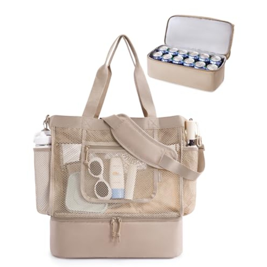 BAGSMART Beach Bag for Women M - Tote Bag Beach review and price