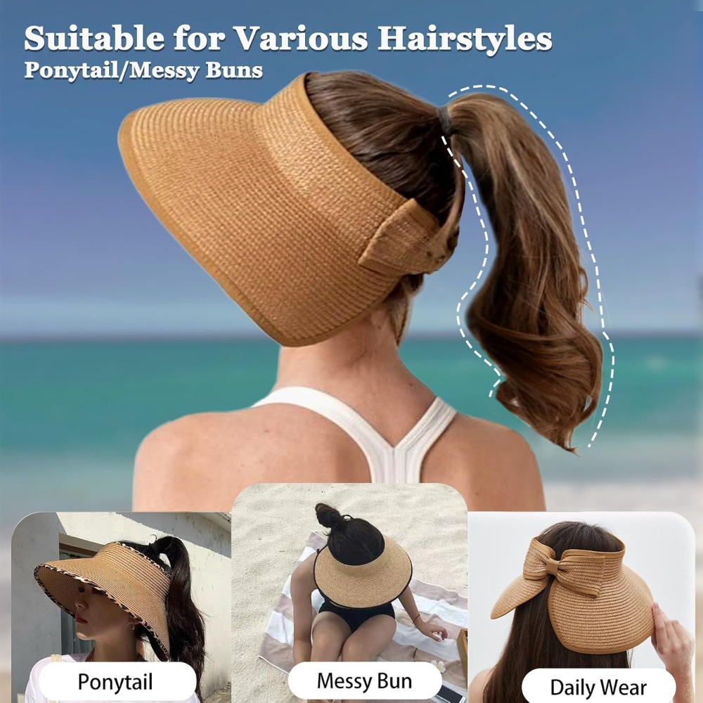 Women's Sun Visor Hats Wide Br - Hat Floppy Wide review and price