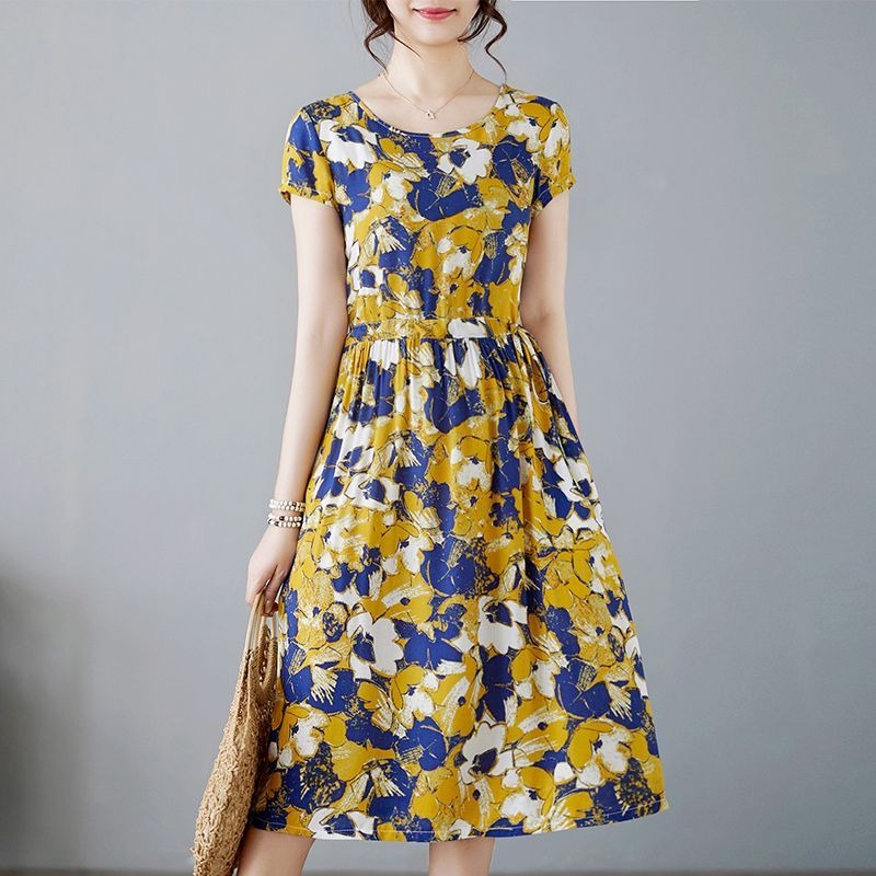 Women's Magenta Abstract Flora - Midi Skirt Floral review and price