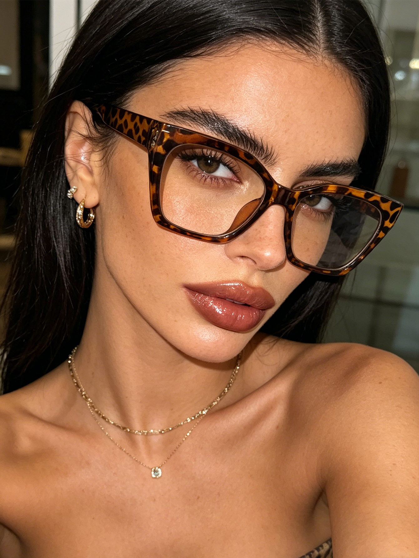 1Pc High-End Leopard Print Cat - Sunglasses Cat Eye review and price
