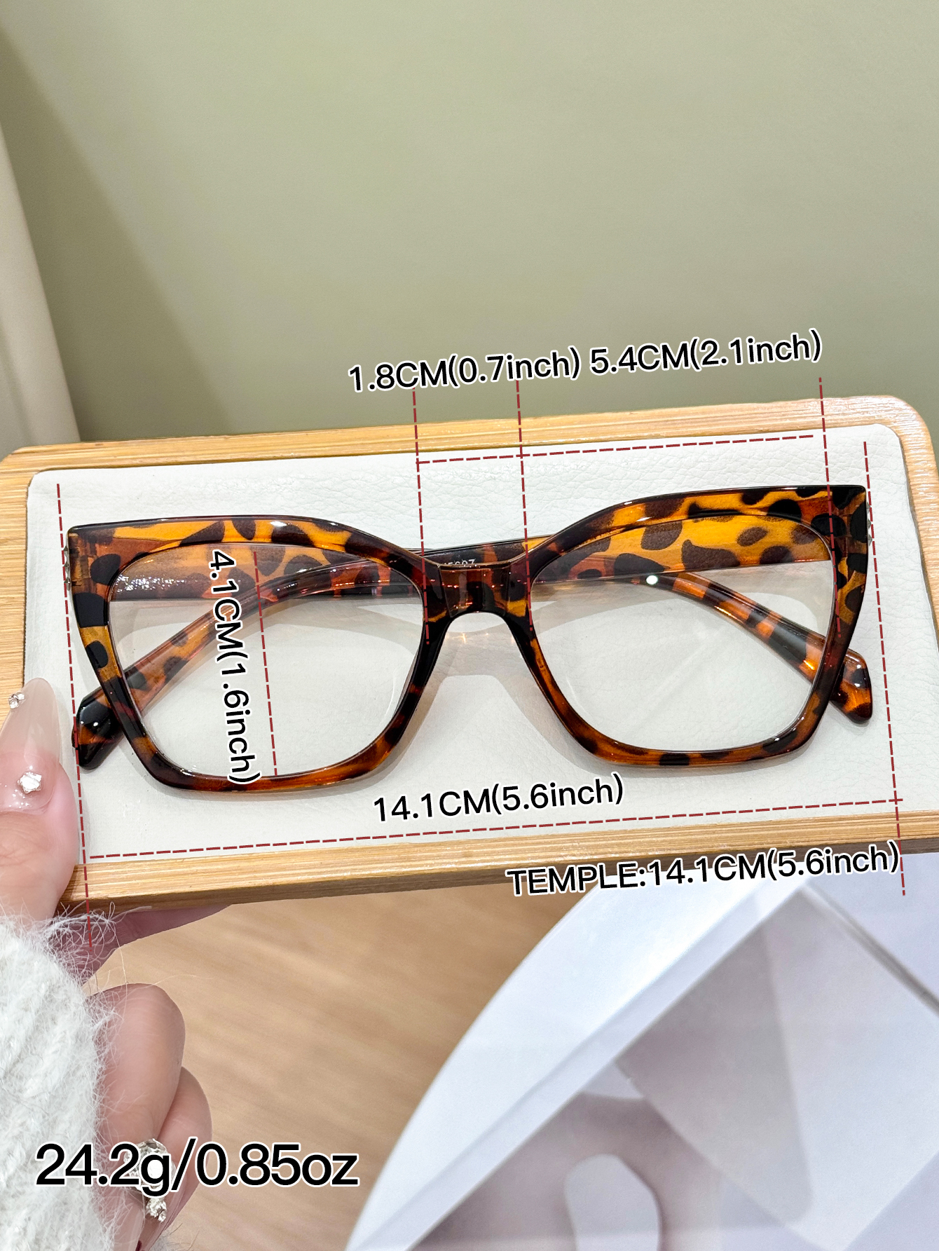 1Pc High-End Leopard Print Cat - Sunglasses Cat Eye review and price