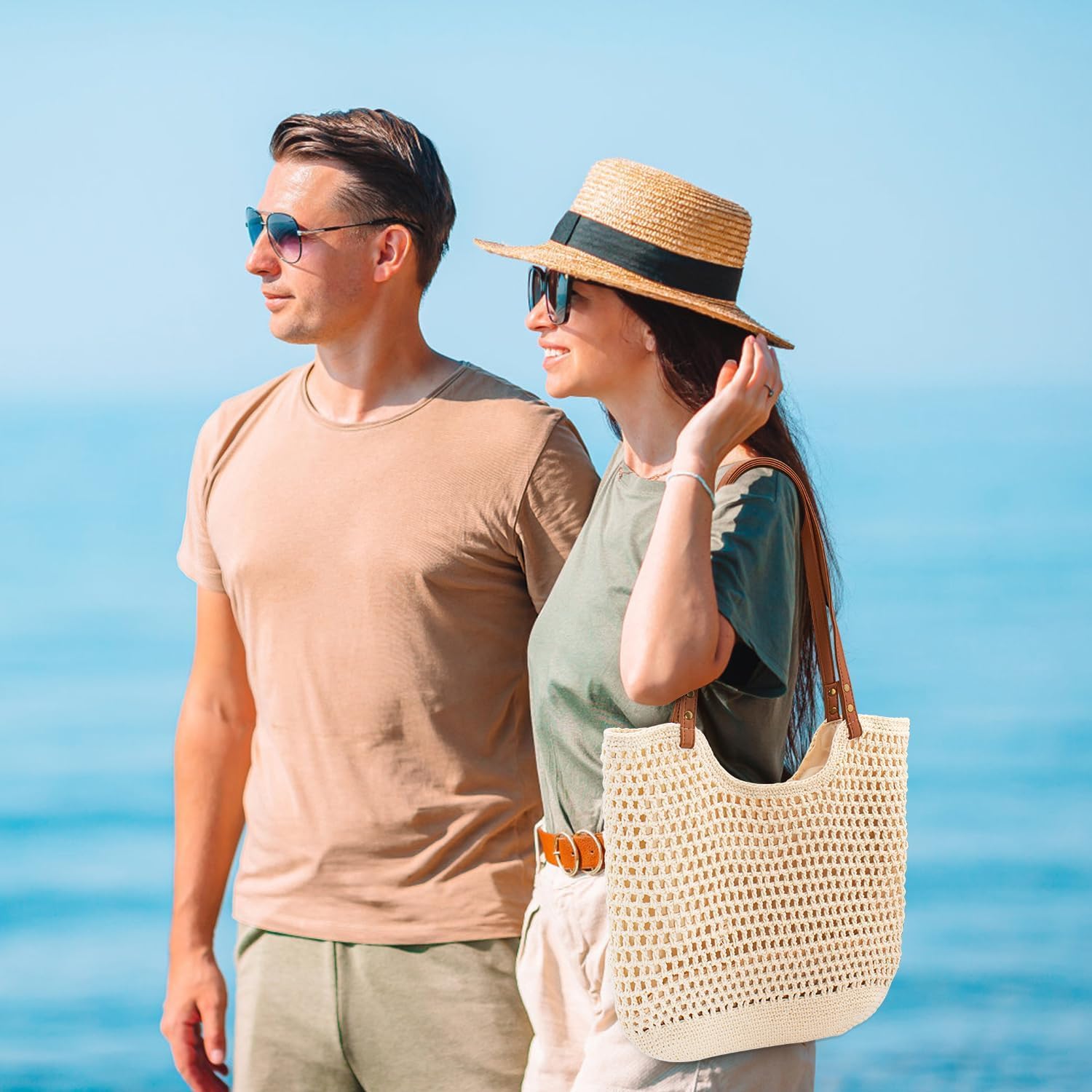 Crochet Beach Bag Purse, Boho  - Tote Bag Beach review and price