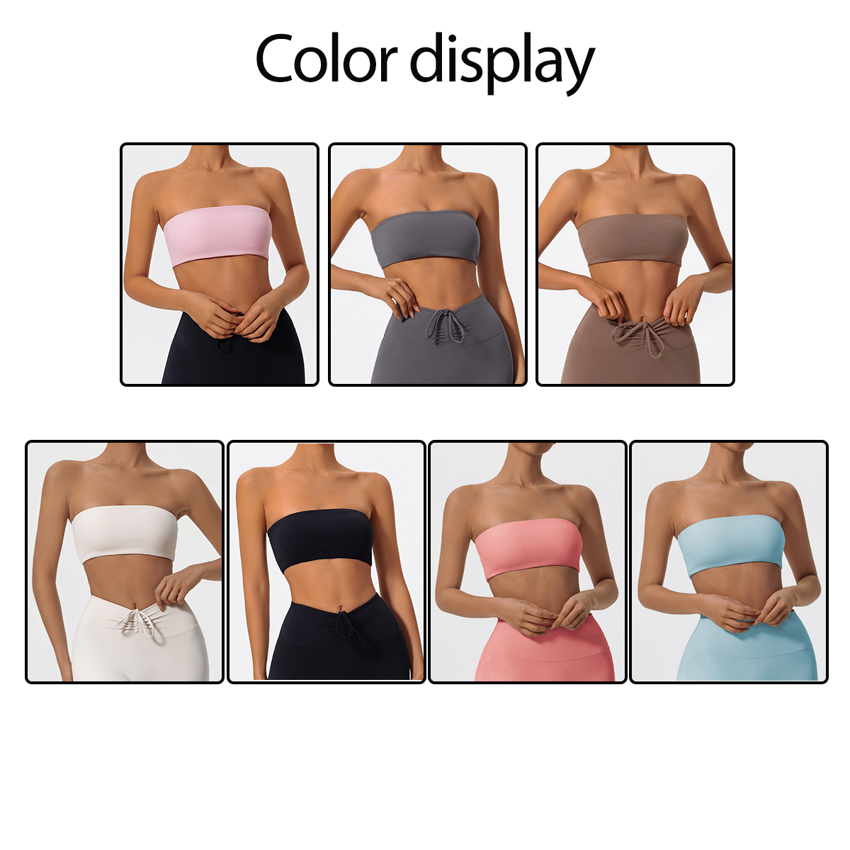 Strapless Sports Bra Gym Crop  - Crop Top Crochet review and price