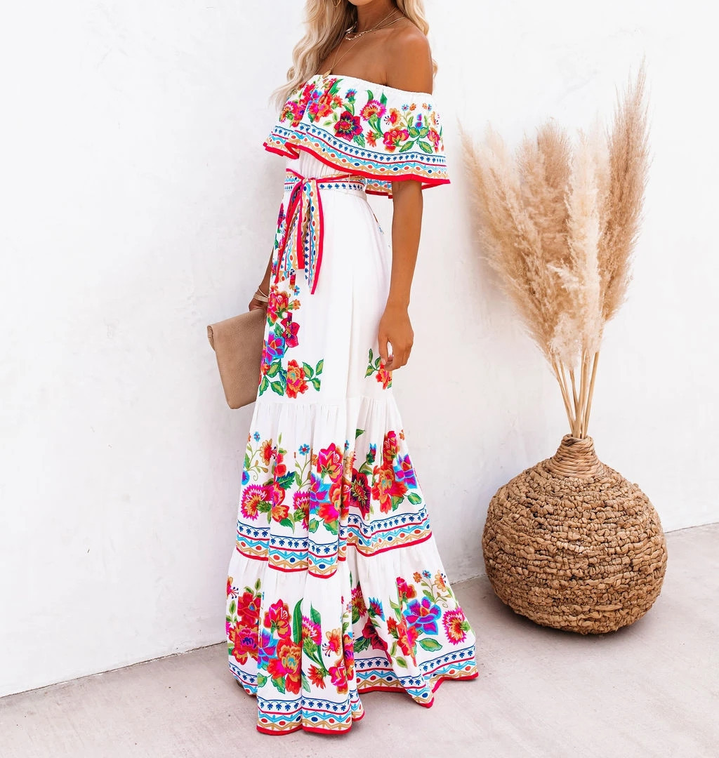 Women Mexican Dress off Should - Romper Floral Print review and price