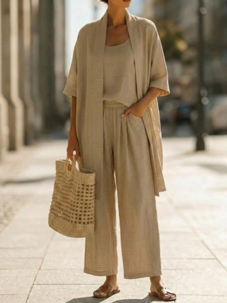 Casual Solid Cotton Linen Loos - Linen Pant Wide review and price