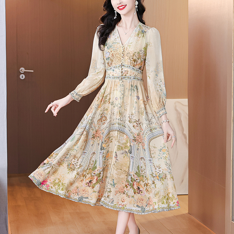 Summer Luxury Silk Floral Beac - Midi Skirt Floral review and price