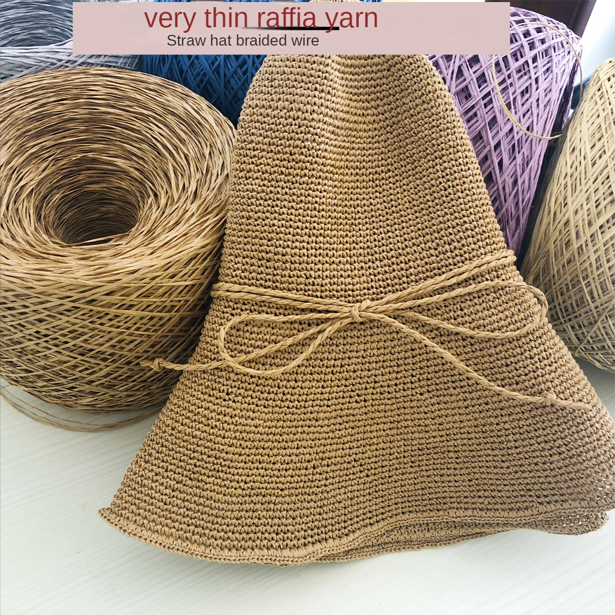 250g Thin Raffia Yarn Paper Gr - Crochet Bag Raffia review and price