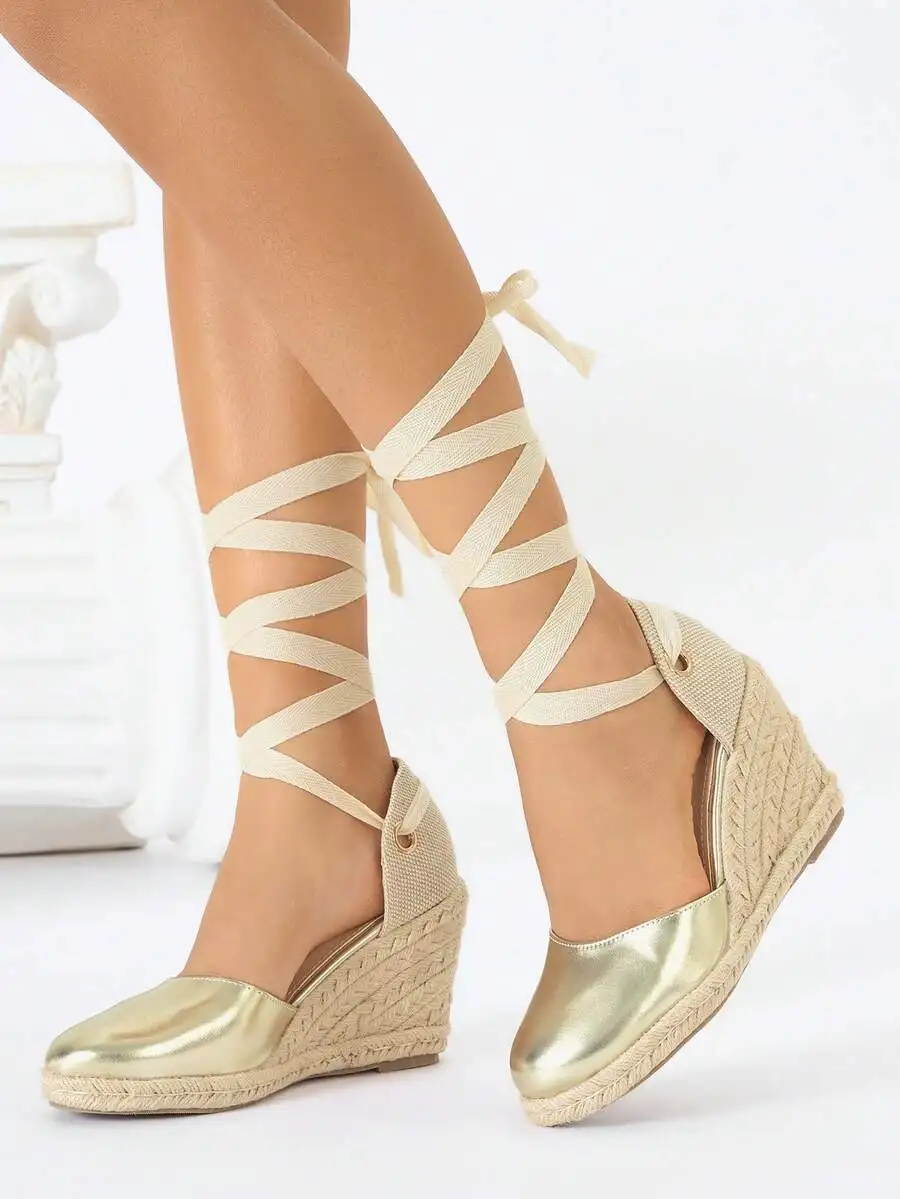 Metallic Cap Toe Espadrille We - Wedge Espadrille Women review and price